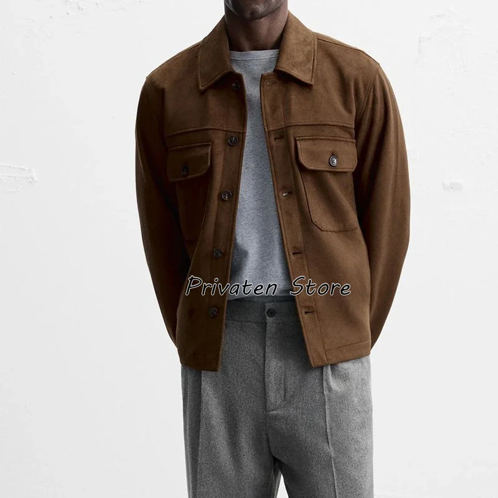 

Мужская замшевая куртка Формальная одежда Мужские оригинальные мужские куртки для костюма Элегантные мужские пальто Мужское пальто Новые костюмы и пиджаки Мужские