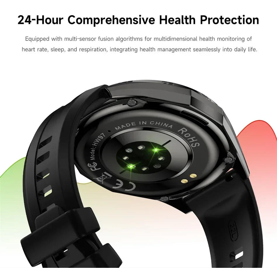 Smart Watch Uomo Nfc Gps Cardiofrequenzimetro Monitoraggio Salute_voghion.com
