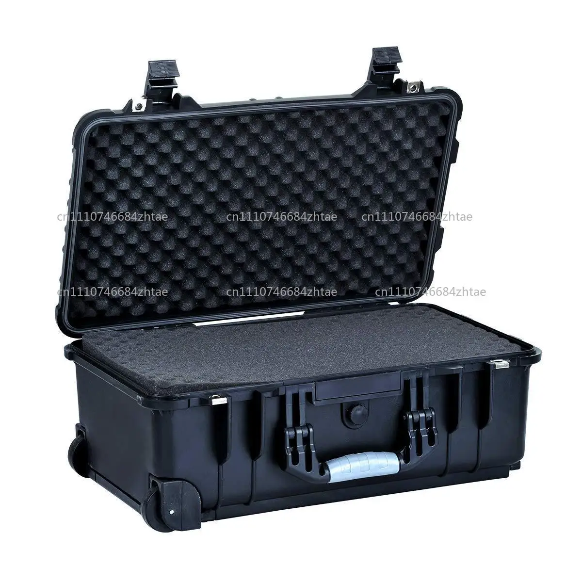 MJ-5014 Plastic Waterproof Safety Protective Case with Telescopic Handle for Instruments, Hardware Toolbox,