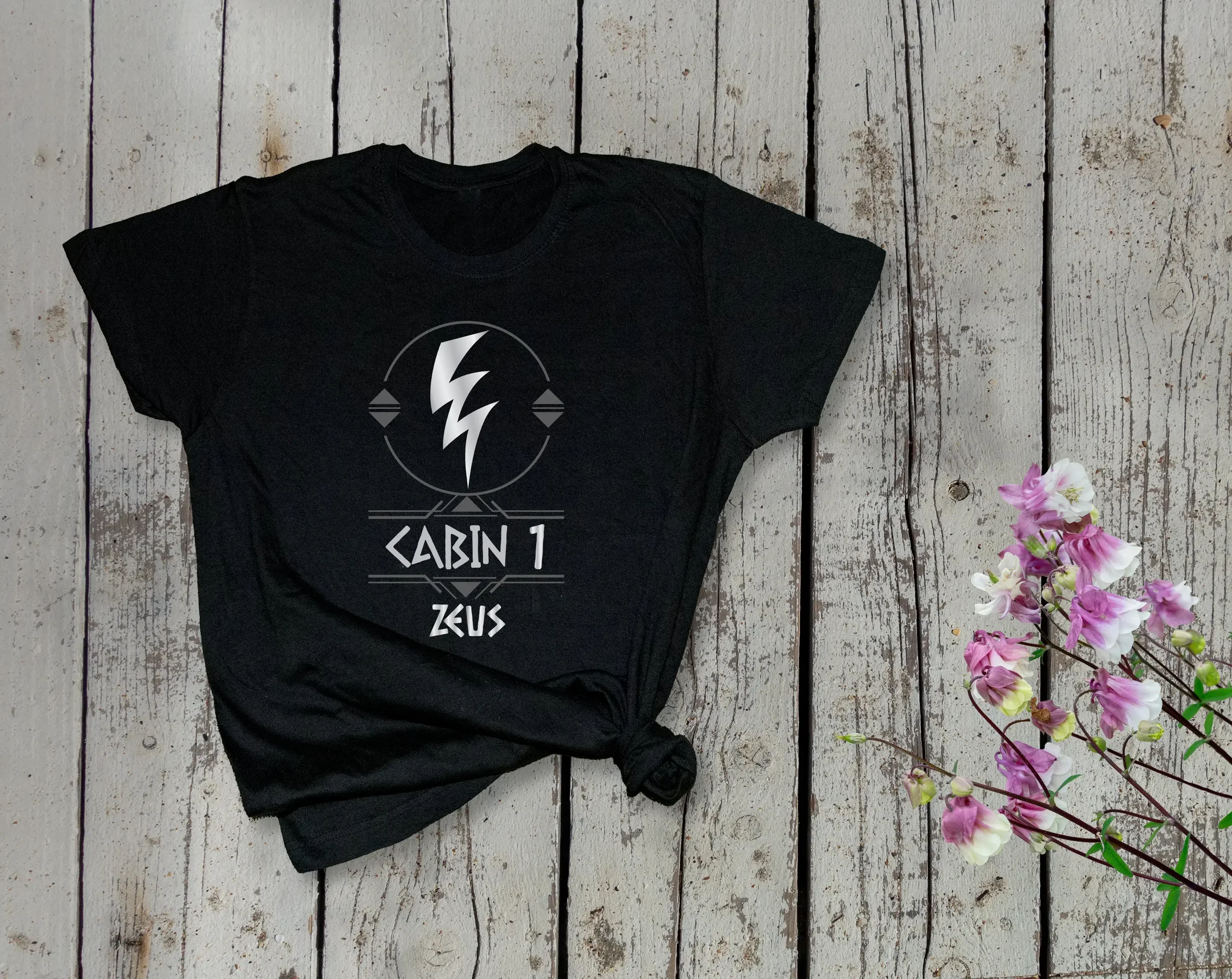 Tshirt For Members Of Cabin #1, Child Of Zeus - Unisex Heavy Cotton Tee