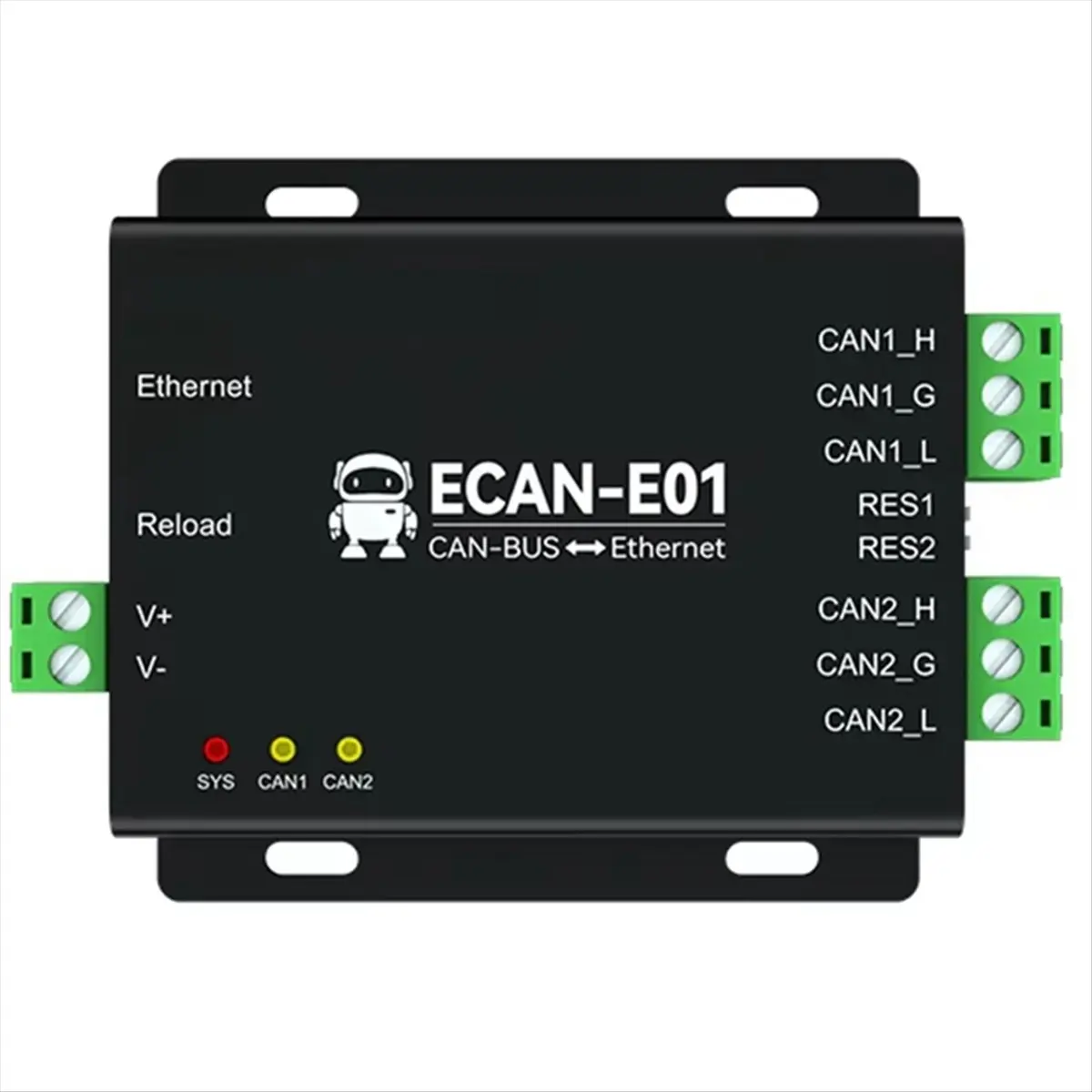 Y216A~!#Can to Ethernet Protocol Converter Can2.0 Protocol Can Relay ECAN-E01 /UDP DC 8-28V Converter Dual Channel