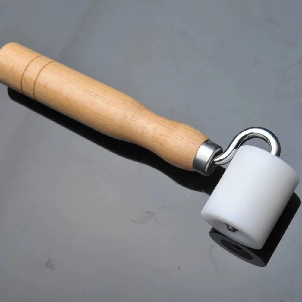 Rullo per cucitura per carta da parati da 2 pezzi, rullo a pressione piatto durevole, impugnatura ergonomica per la decorazione domestica, nastro fai da te e strumento fonoassorbente