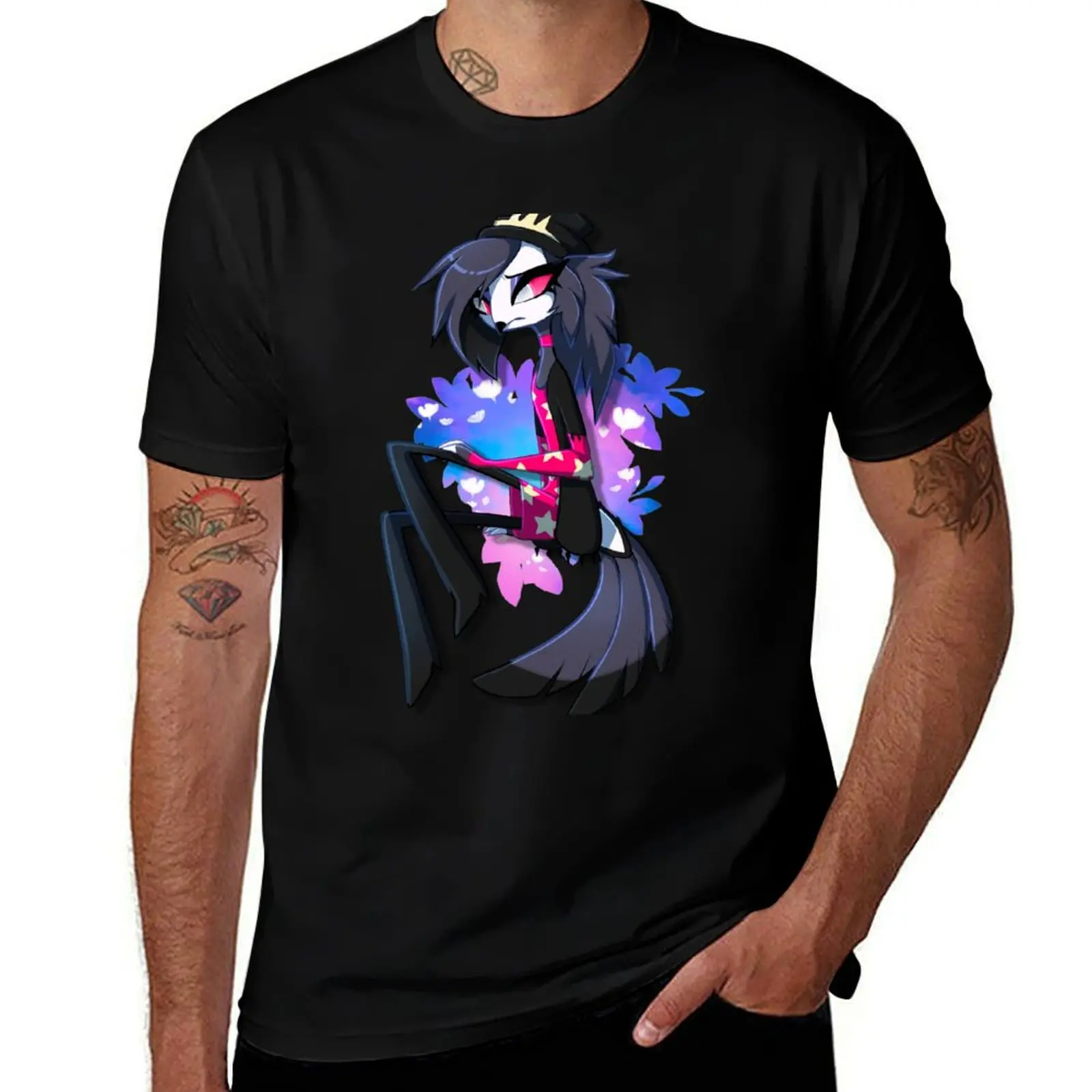 Helluva Boss Octavia T-Shirt Breathable Sportswear T-Shirt for Men