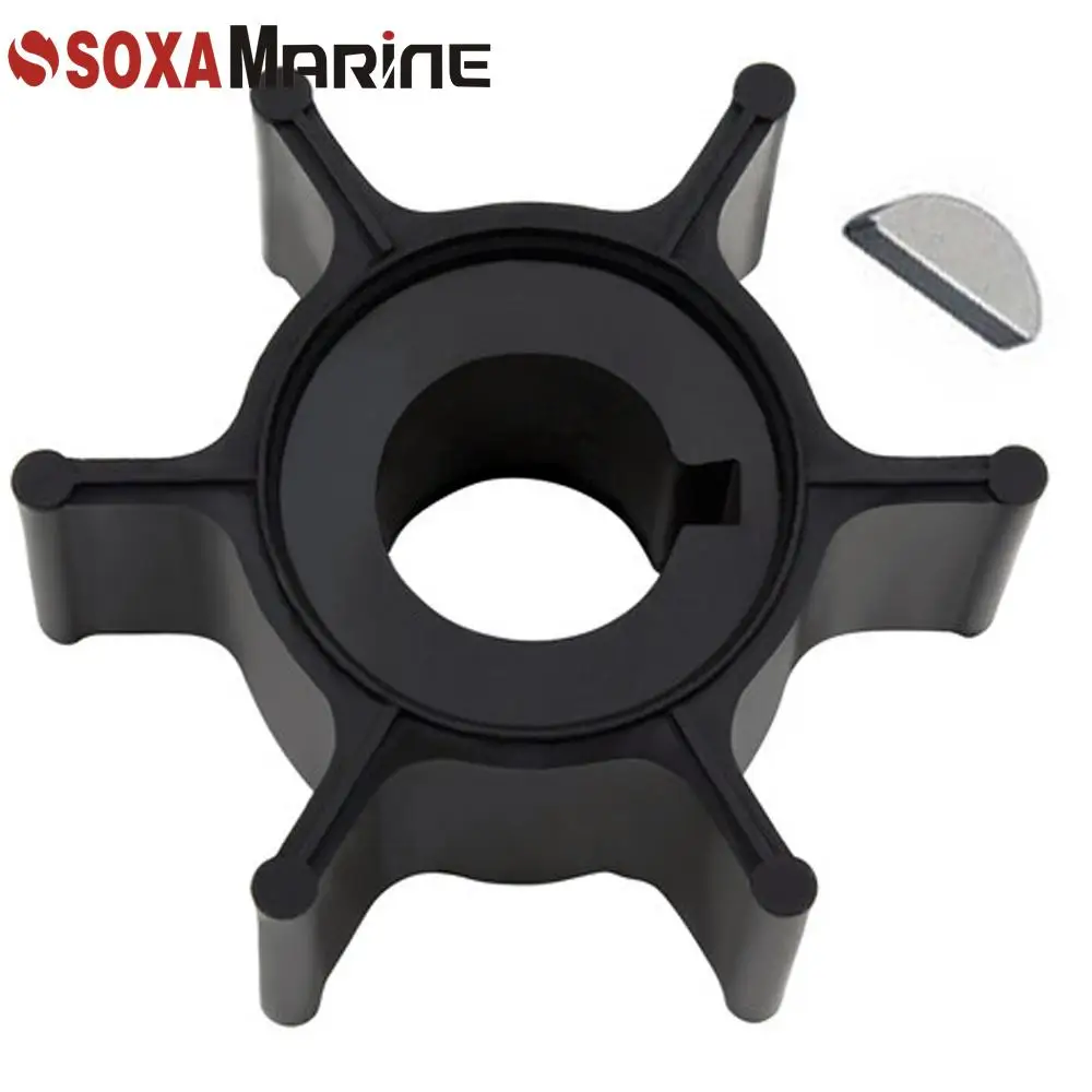 CEF 500302 Water Pump Impeller with Key for Yamaha Outboard Motor 6G1-44352-00 6G1-44352-01  6G1-44352-02 18-3066