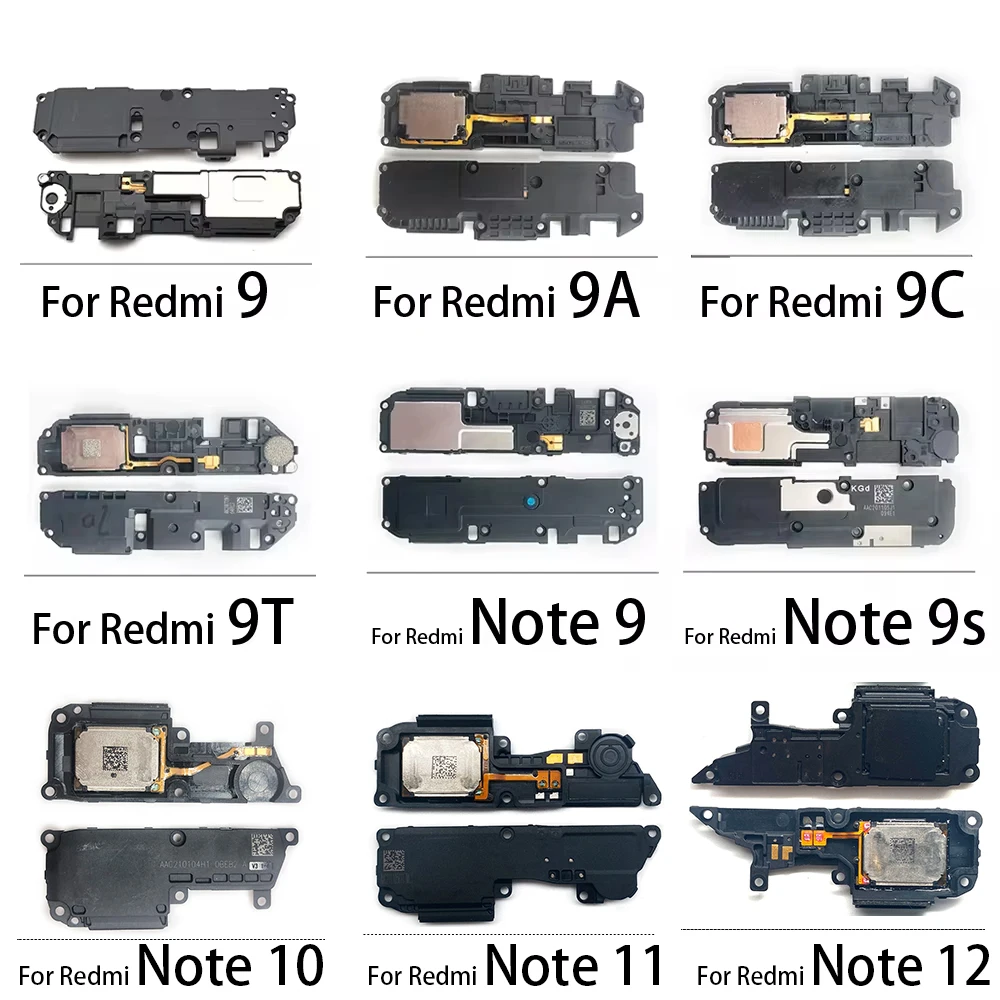 New For Xiaomi Redmi 9 9A 9C 9T Note 9 9S 10 11 12 Pro 10s 4G 5G Buzzer Ringer Loud Speaker Loudspeaker Flex Cable Ribbon