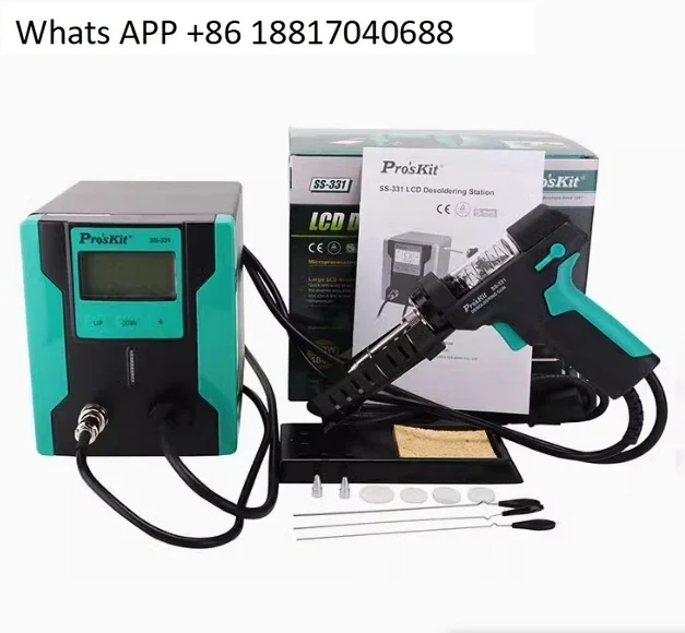 Electric Soldering Suction gu SS-331 SS-331H ESD LCD Digital BGA Tin Pump Suction sorbing Soldering Iron Hot Desoldering Station