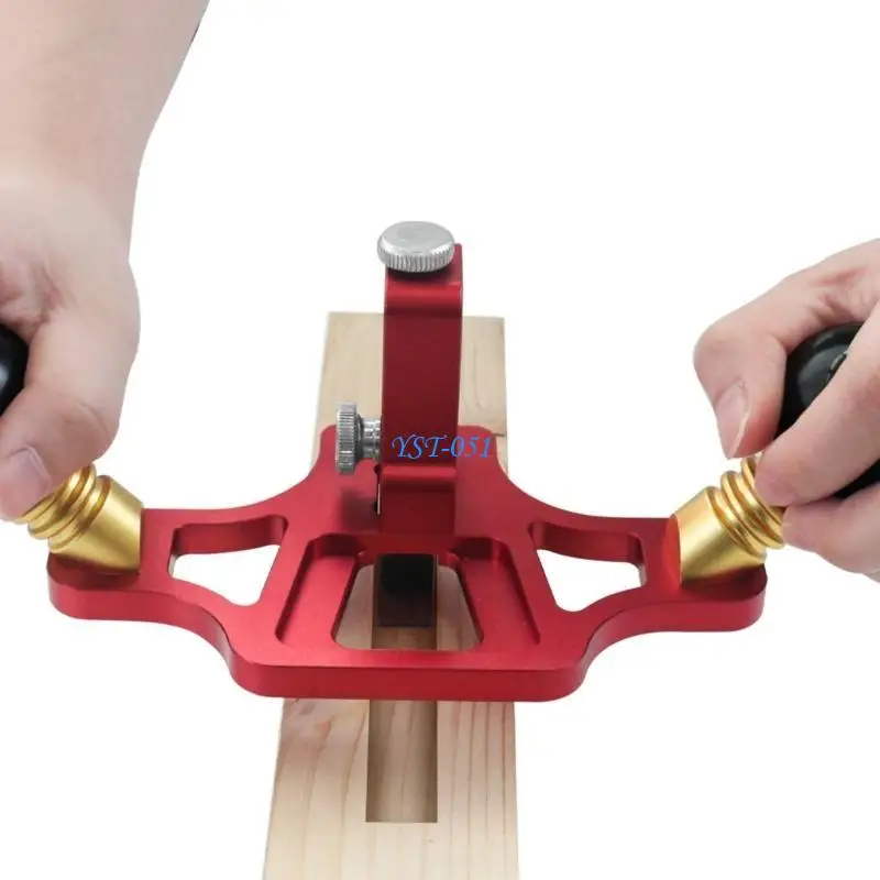 

E15A Router Plane Depth Adjusting Screw Nut Handheld Router Planer for Right Tenon Shoulder Trimming Slotting