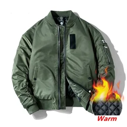 2020 Classic Ma1 Bomber Jacket Men Plus Size Flight Pilot Baseball Jackets Male Military Coat Couple Streetwear Veste Homme