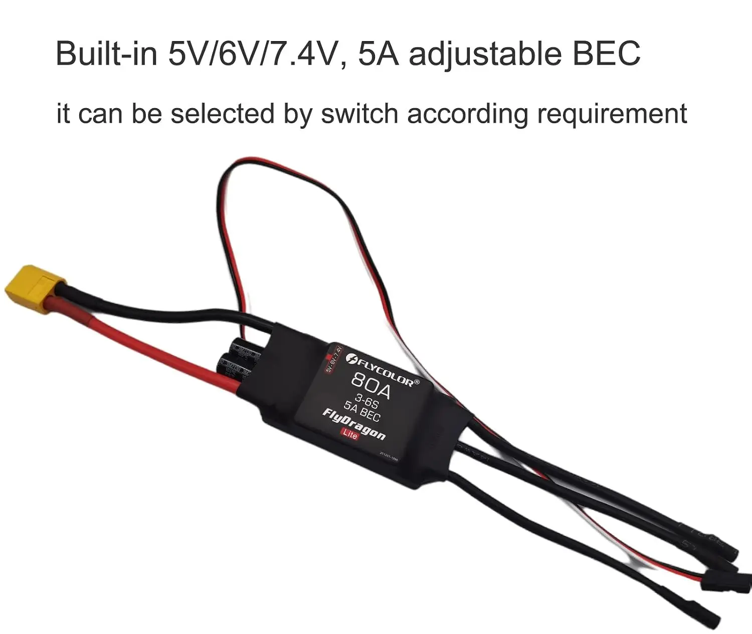 EDF 70mm 3400KV 4S RC Jet Airplane 12 Blades Ducted Fan with RC Brushless Motor with ESC 80A(3~6S) Balance Tested