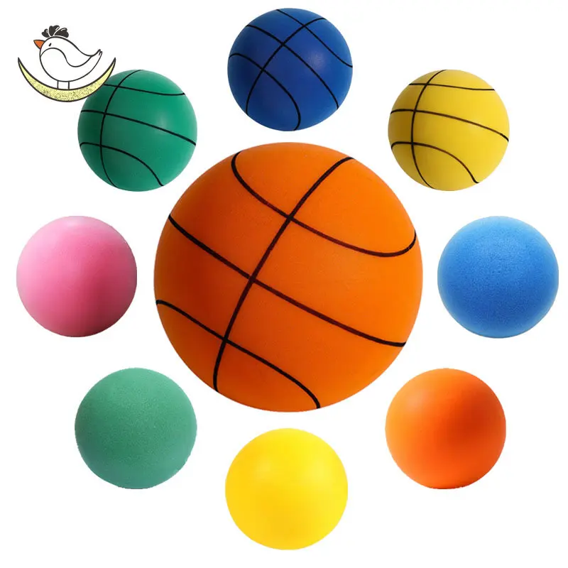 1pcs 15/18cm großer stummer Ball Geräusch reduzierung Ball Schwamm weicher elastischer Ball Outdoor Indoor Sportspiel Kinderspiel zeug für Entwicklungs spiel