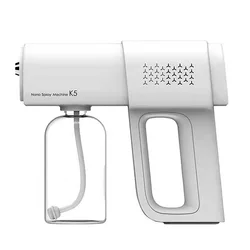 380ml Professional Handheld Electric Nano Sprayer Machine Wireless Alcohol Sanitizer Disinfectant Fogger Touchless Sanitization