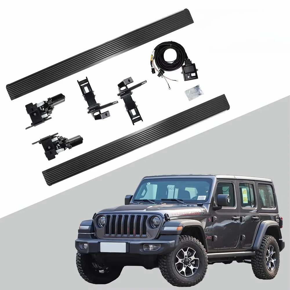 

For Wrangler 4 Door Electric Power Side Step Aluminum Running Boards With High Quality