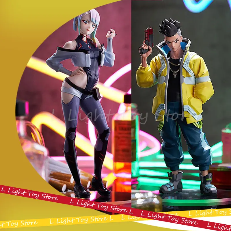 

Instock Original Edgerunners Anime Figure David Lucyna Rebecca Action Figurine Collection Models Toys Gifts Future Technology Gk