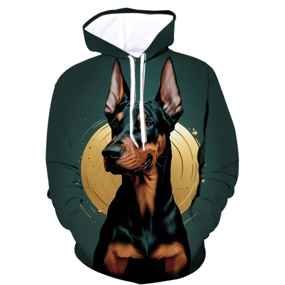 

3D Print Cool Dogs Graphic Hoodies Funny Animal Pattern Oversize Comfortable Hooded Clothes Autumn Winter Long Sleeve Unisex Top