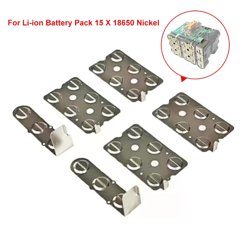 1set 15 X 18650 Nickel BL1890 Lithium Battery Housing Pack Connector 18V Li-ion Battery Case DIY Accessories
