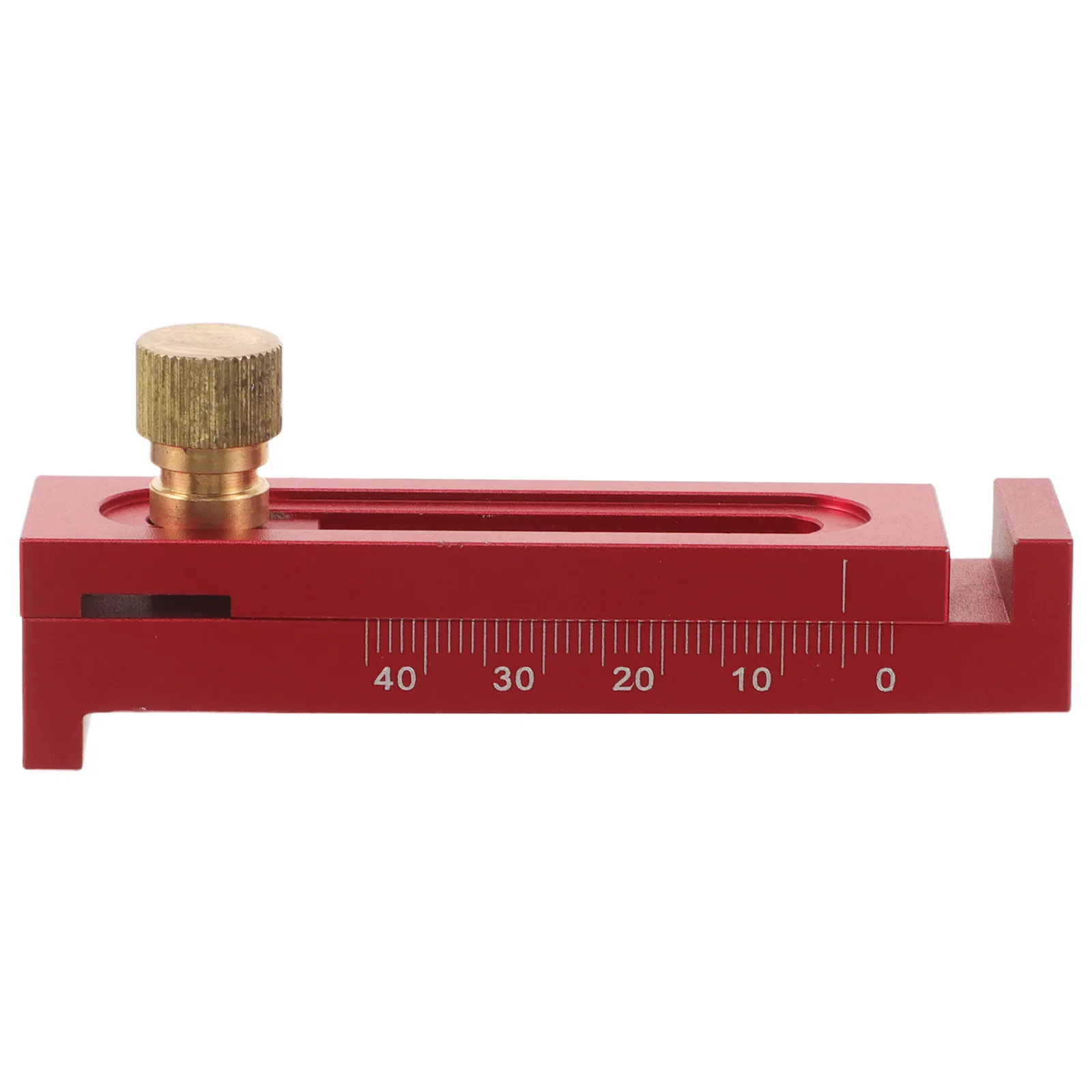 Woodworking Gauge Tool Aluminum Alloy Mortise Gauge 5-40Mm Lockable Depth Measuring Tool for Precise Tenon Joint Gap Woodworking
