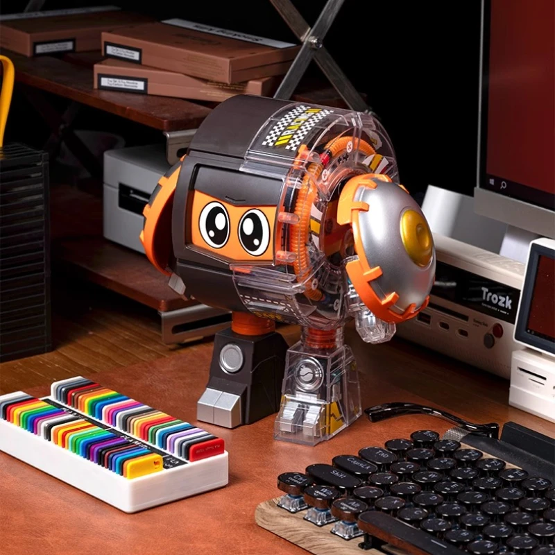 빌딩 블록 B-ROBO KABUTACK 볼 드래곤 조립 이동식 로봇 모델 장식품 교육용 장난감 메카 컬렉션 선물