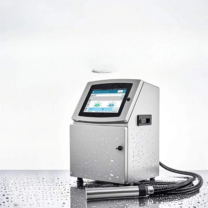 Automatic Industrial Inkjet Printer Small Character CIJ Dot Matrix Encoding Electronic Components