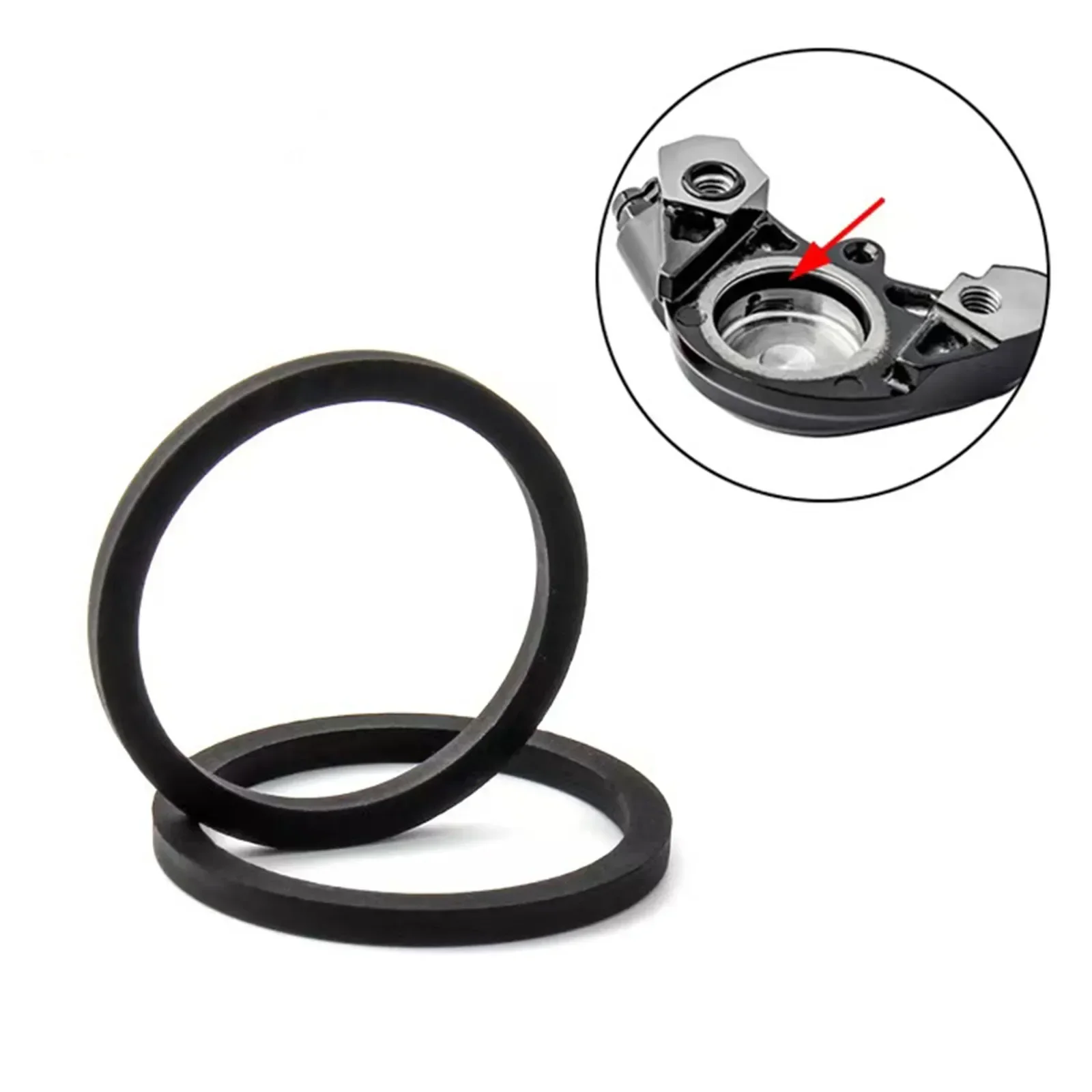 2pcs MTB Bicycle Hydraulic Brake Caliper Piston Sealing Ring For Shimano Road Bike Sponge Seal Rings  Bicycle Accessories