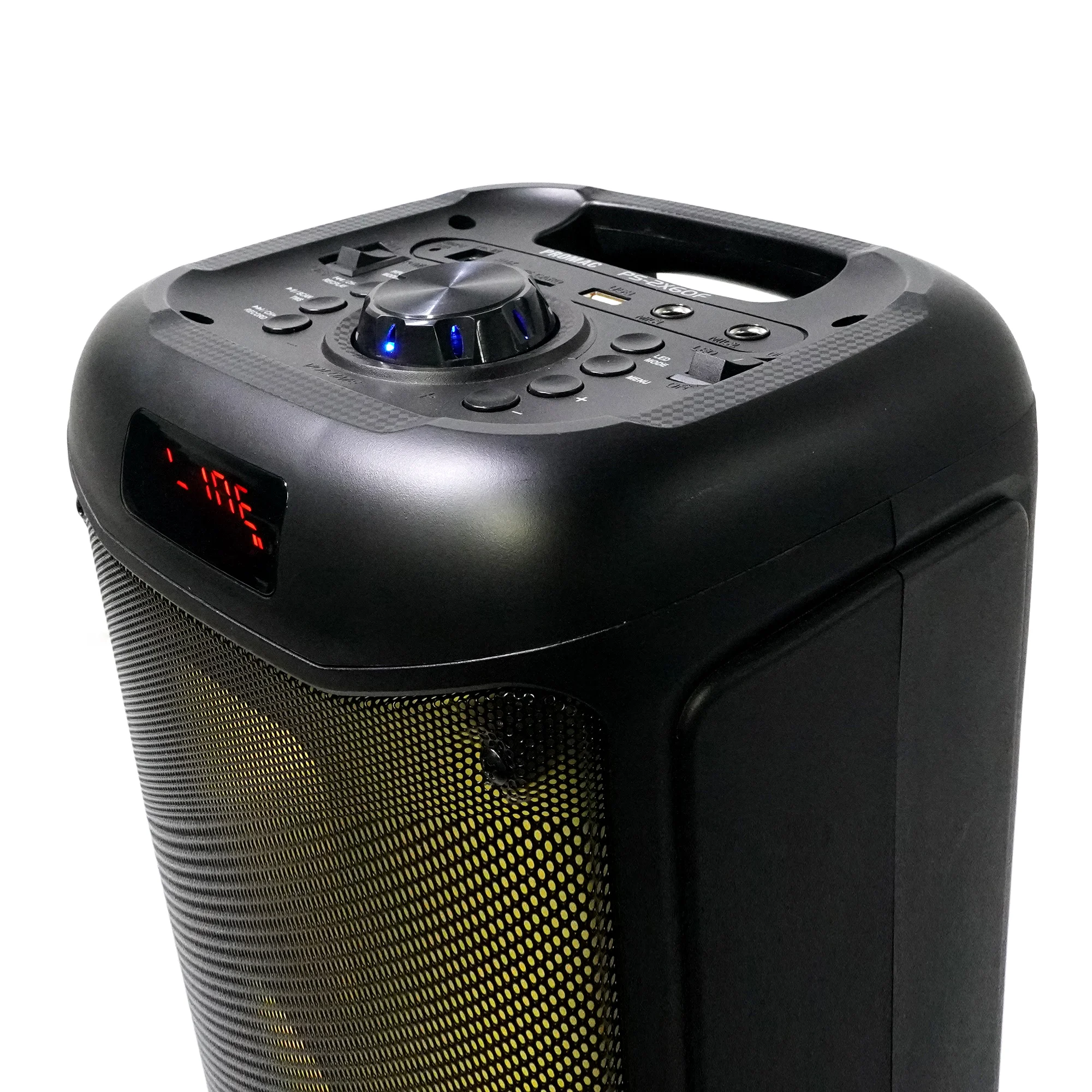 مكبر صوت مزدوج ملون لـ 5.0 صندوق صوت خارجي محمول RGB هيكل بلاستيكي ثقيل عمر بطارية 10-15 ساعة #4