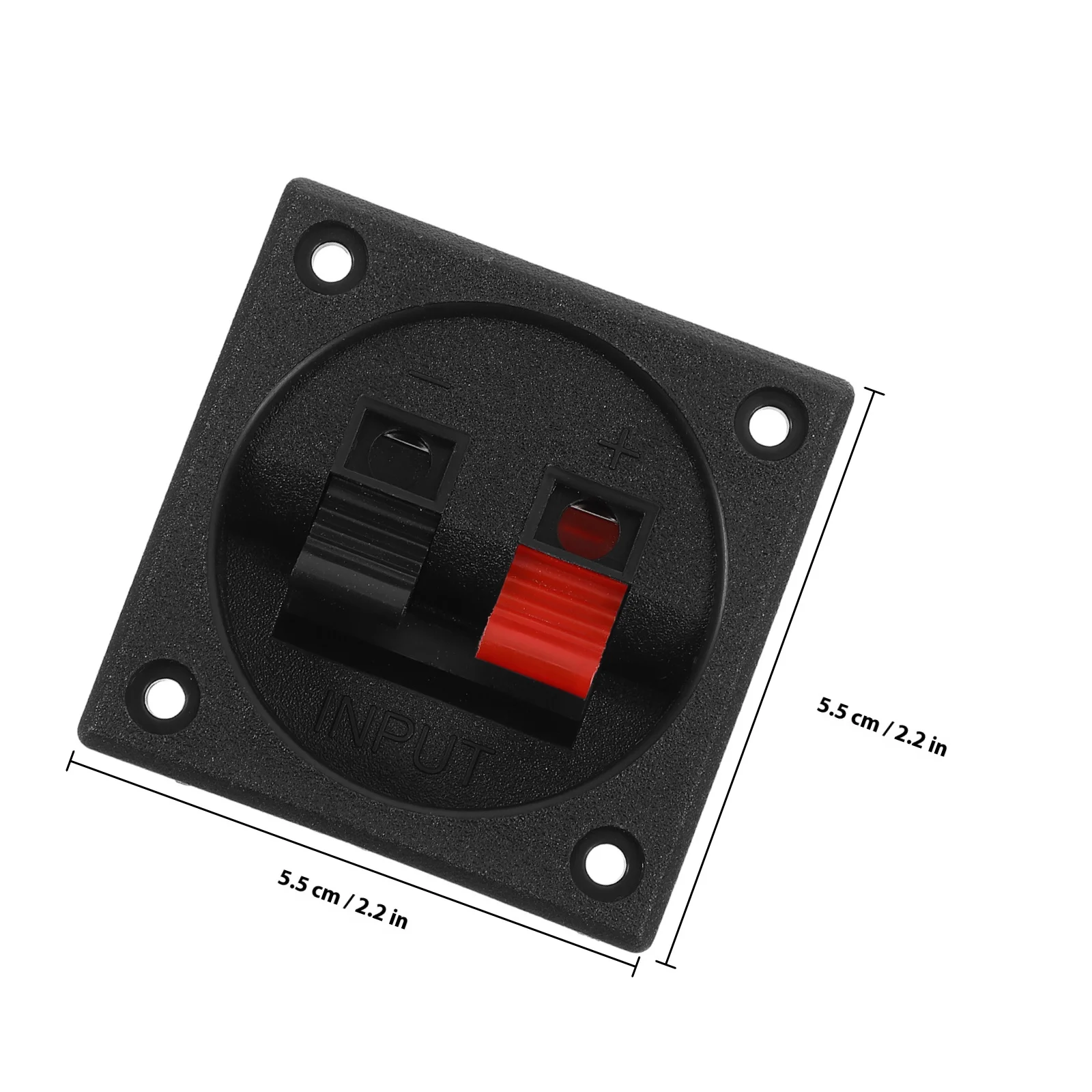 Terminals Audio Junction Box Stereo Cup Connectors Binding Post Plate Car Speaker Accessories Square Speaker Box Terminal