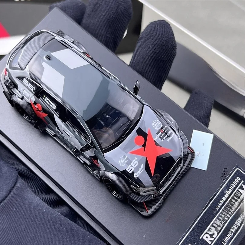 DCM 1/64 أودي RS6 C7 DTM Betsafe التمويه المفتوح هود دييكاست سبيكة سيارة نموذج محاكاة جمع سيارات الصبي عيد ميلاد اللعب هدية #6