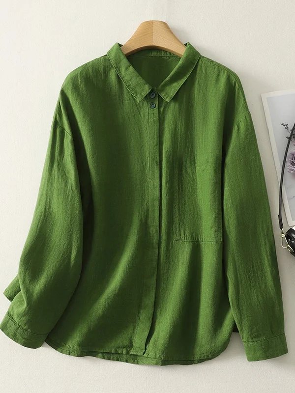 

Художественный льняной кардиган свободного кроя с длинными рукавами для женщин: повседневный, универсальный, стройнящий, на осень