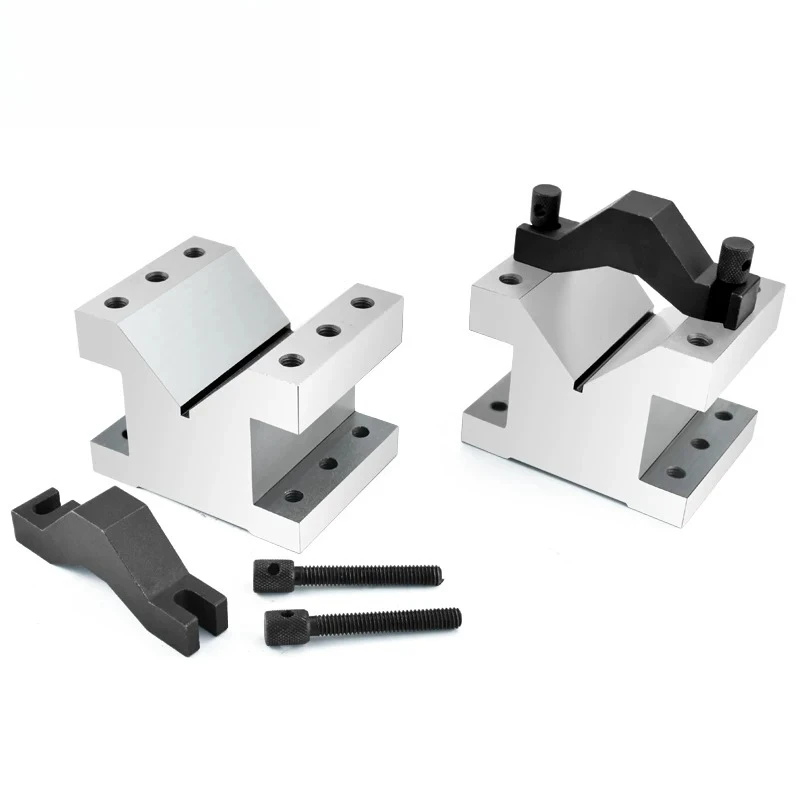 35-105mm V Shaped Steel Fixture Block V Frame Precision 90° Positioning Tool for Shaft Workpiece CNC Machining NEW