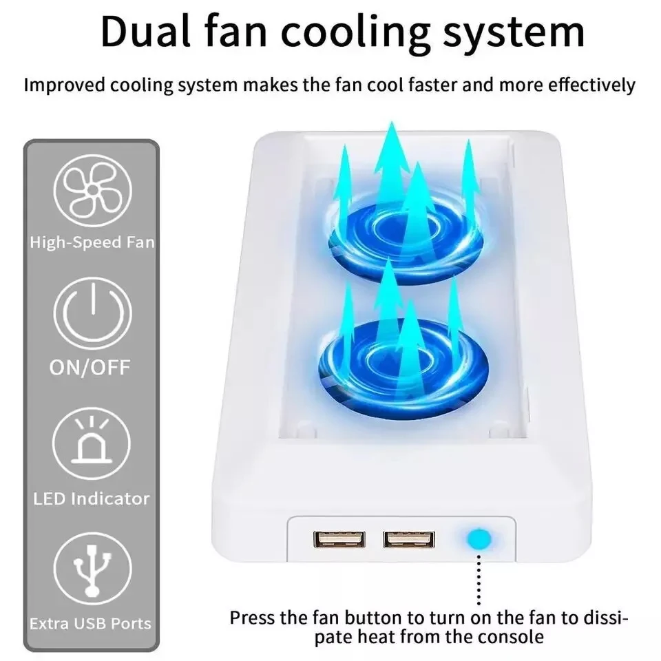 

Cooling Fan Stand for Xbox Series S, USB External Cooler Console