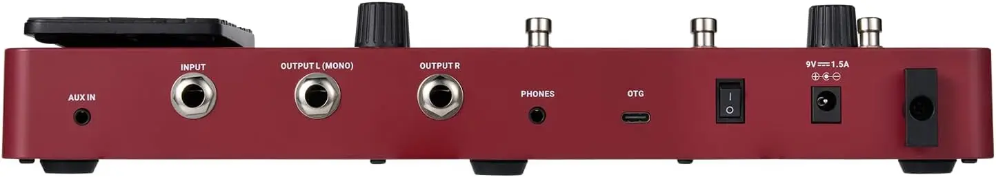 GE150 Pro Li Neues Gitarrenverstärker-Modellier-Multieffektpedal, eingebauter 9-Stunden-Akku mit 4 Fußschaltern, IR-Lader