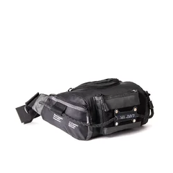 Men's Waist Bag Oxford Spinning Crossbody Casual Portable Small Bag Messenger Bag Army Color Black