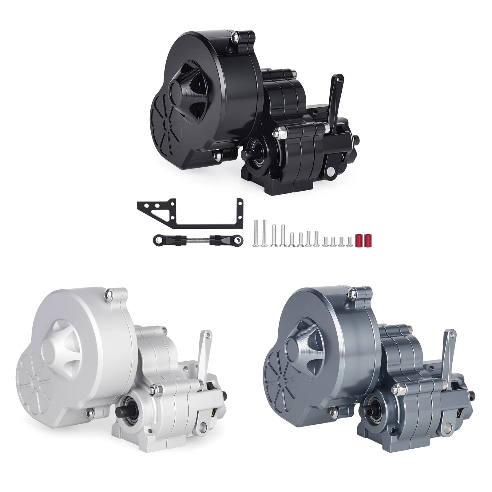 Axial metal drive cut-off gearbox for SCX10 AX10 Wraith 1/10 RC tracked truck parts Upgrade