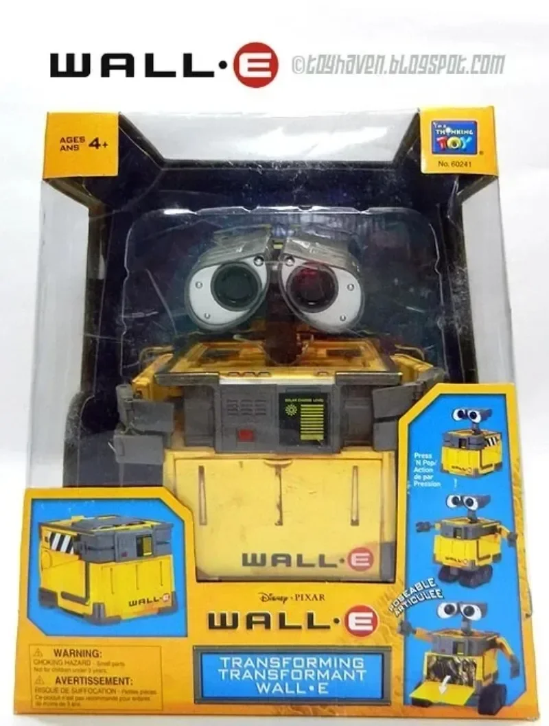 Disney Robot Mobilization Deformation series Action Figure toys Model Collect Cute WALL. E and Eve Movable toy Kid Birthday Gift