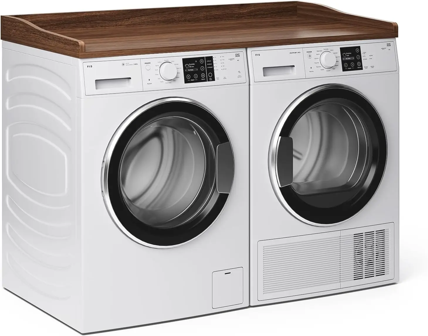 

Washer Dryer Countertop 54" W x 27.5"D Washer Dryer Topper with Non-Slip Pads Laundry Countertop for Laundry Room Organi