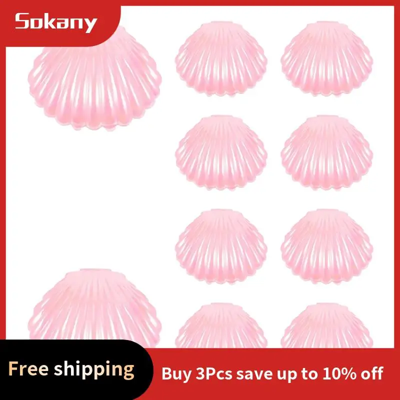 

A59E-Plastic Shell Boxes Gift Box Biscuit Treats Holder Makeup Jewelry Storage Boxes Baby Shower Wedding Birthday Party Favor B