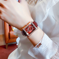 New Vintage Ladies Watch Luxury Classic Simple Automatic Waterproof Student Quartz Women's Watch Birthday Gift