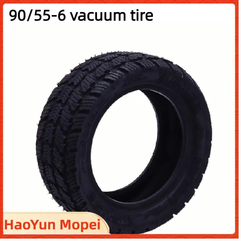 

TUOVT 90/55-6 Tubeless Tyre Thickened Off-road and Road Tire Vacuum Tire for Electric Scooter Accessories