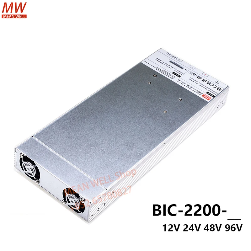 MEAN WELL AC DC Bidirectional Power Supply with Energy Recycle Function BIC-2200-12CAN BIC-2200-24CAN BIC-2200-48CAN BIC-2200-96