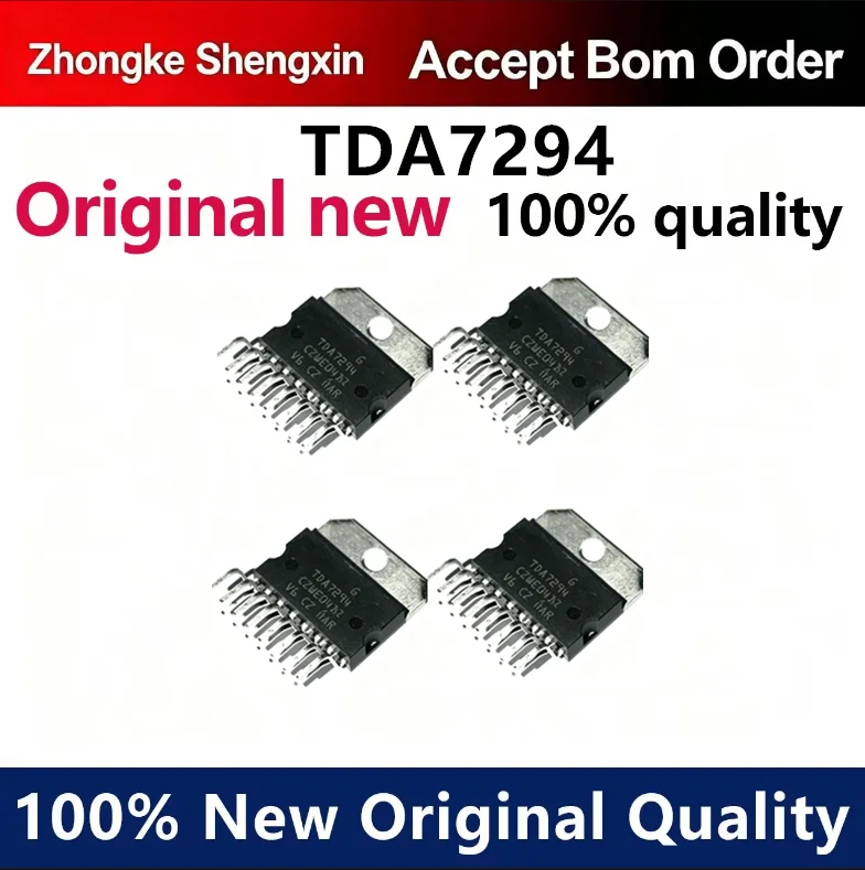 （5pcs-100pcs）Only make brand new original TDA7294 audio amplifier chip IC amplifier block amplifier IC direct insertion ZIP-15