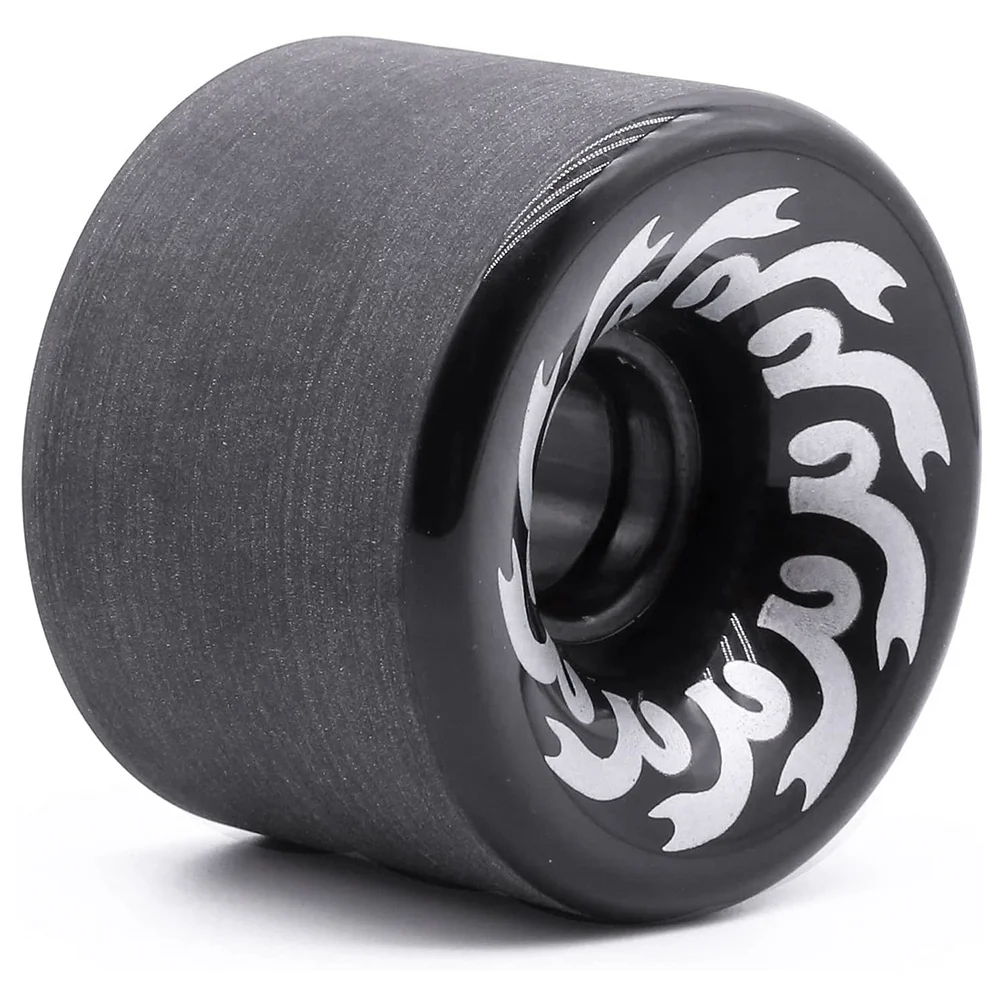 1PCS Skateboard Wheels 70mm 82A PU,70x51mm, Professional Frosted Wheels for Longboard and Cruiser,Black