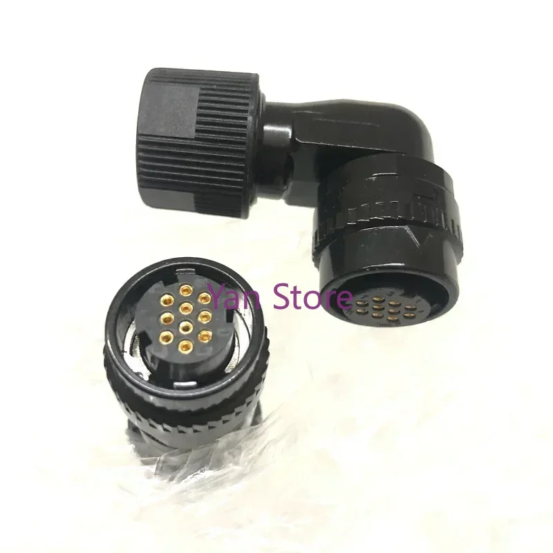 FANUC Connector 10 Pin JN2DS10SL2-R Encoder Side Plug A06B-6114-K200 /S/E A63L-0001-0848/CA CB JN2DS10SL2-R