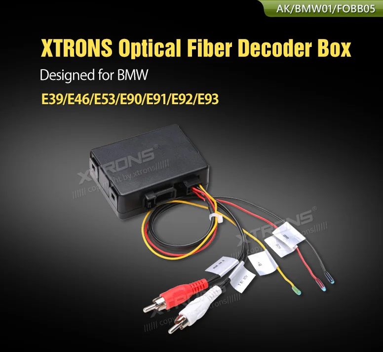 XTRONS glasvezeldecoderbox voor BMW