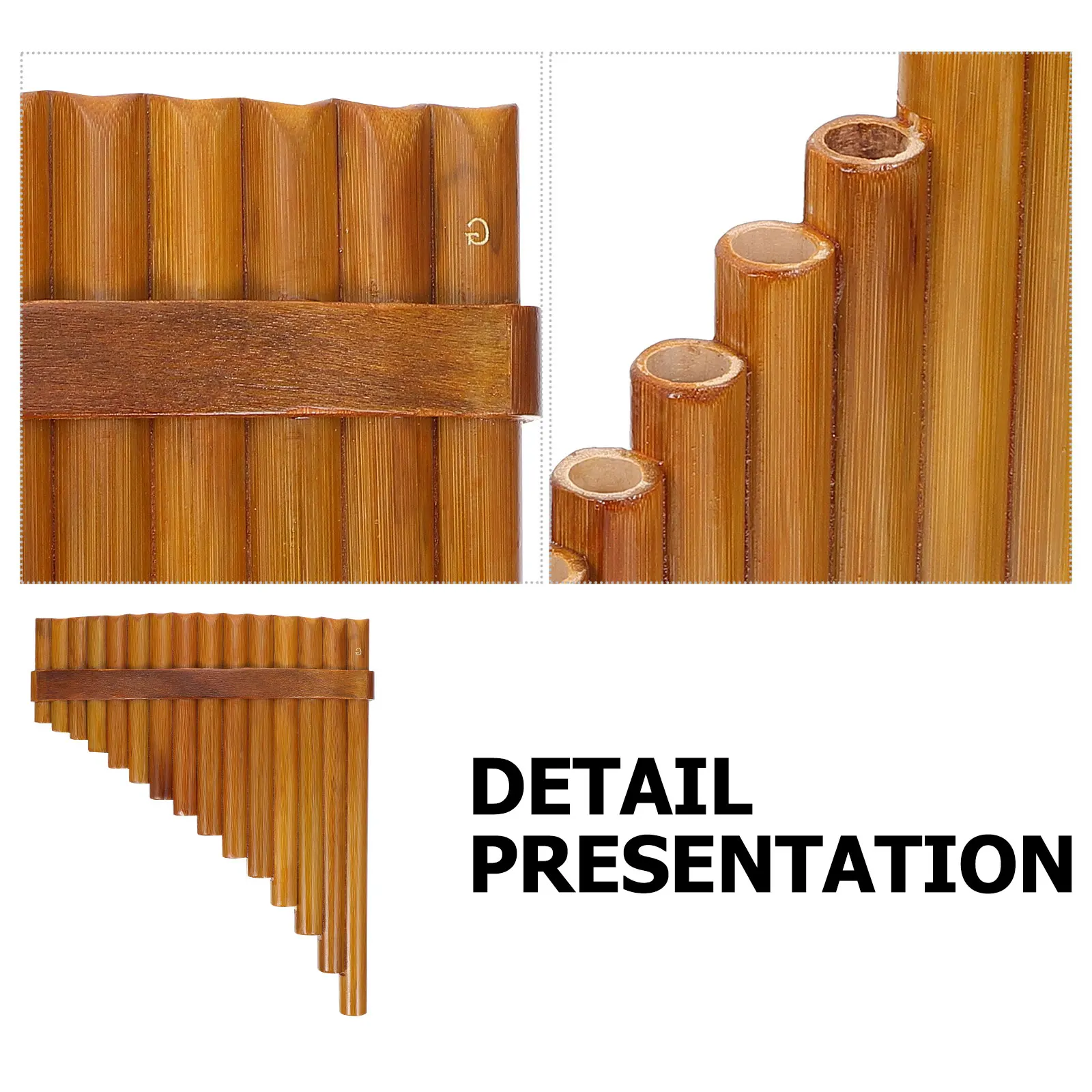 

Recorder Instrument for Kids Bamboo Trample Flute Panpipe Beginners Portable Child
