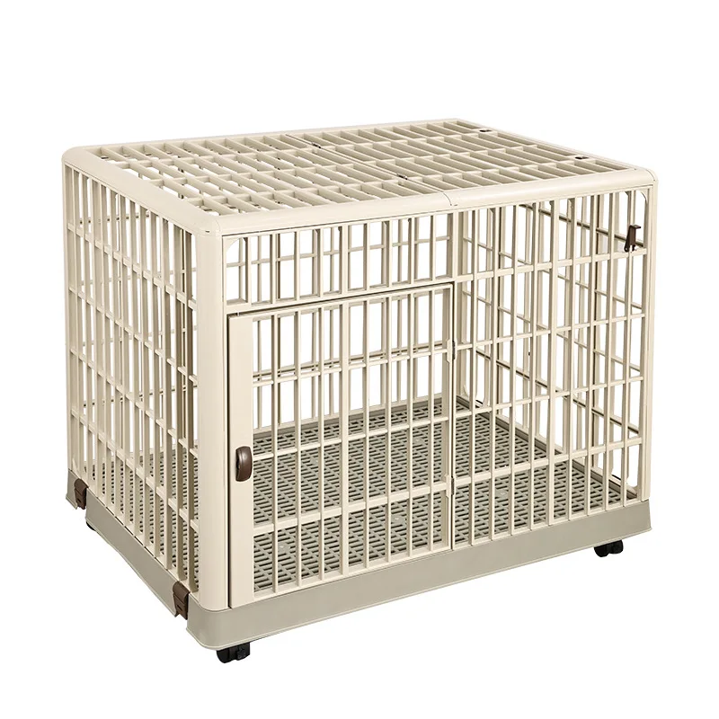 

Outdoor Stackable Removable Classic Style Plastic Tray Box Factory Direct Foldable Solid Pattern Plastic Dog House Cages Indoor