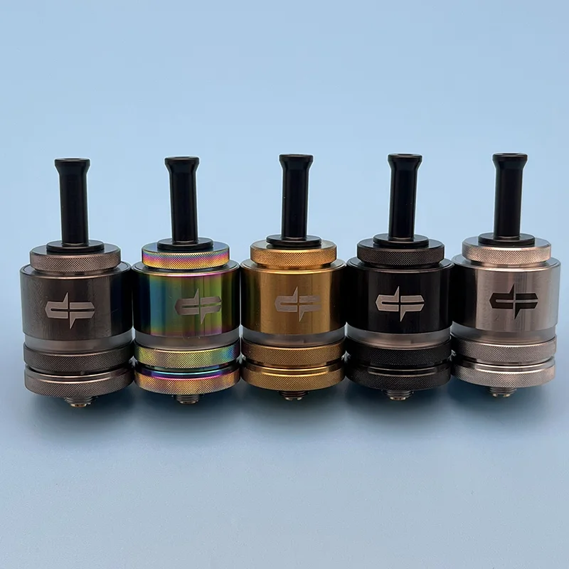 Siren MTL RTA V4 Atomizer 22mm 2ml Chamber Long/Short Drip Tip Top Fill Single Coil Airflow Intake Adjustable Tank