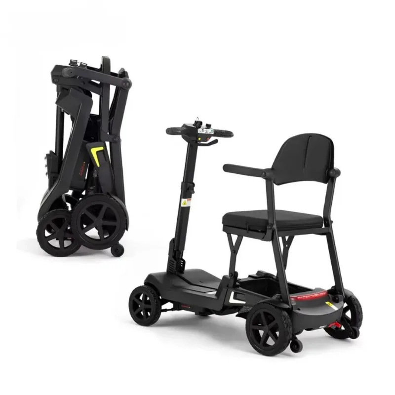 

Folding electric scooter, electric four-wheeler, elderly power scooter