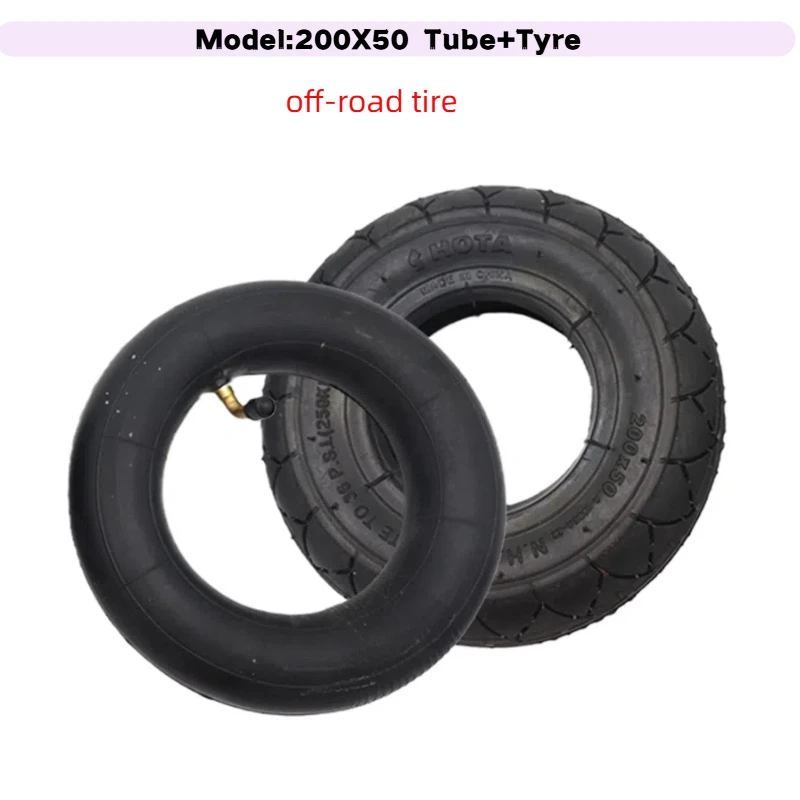 for Razor E100, E200, EPunk and Dune Buggy Wheels Parts 8 Inch Electric Scooter Special Tire 200x50 (8X2) Inner Tube Outer Tyre image 3