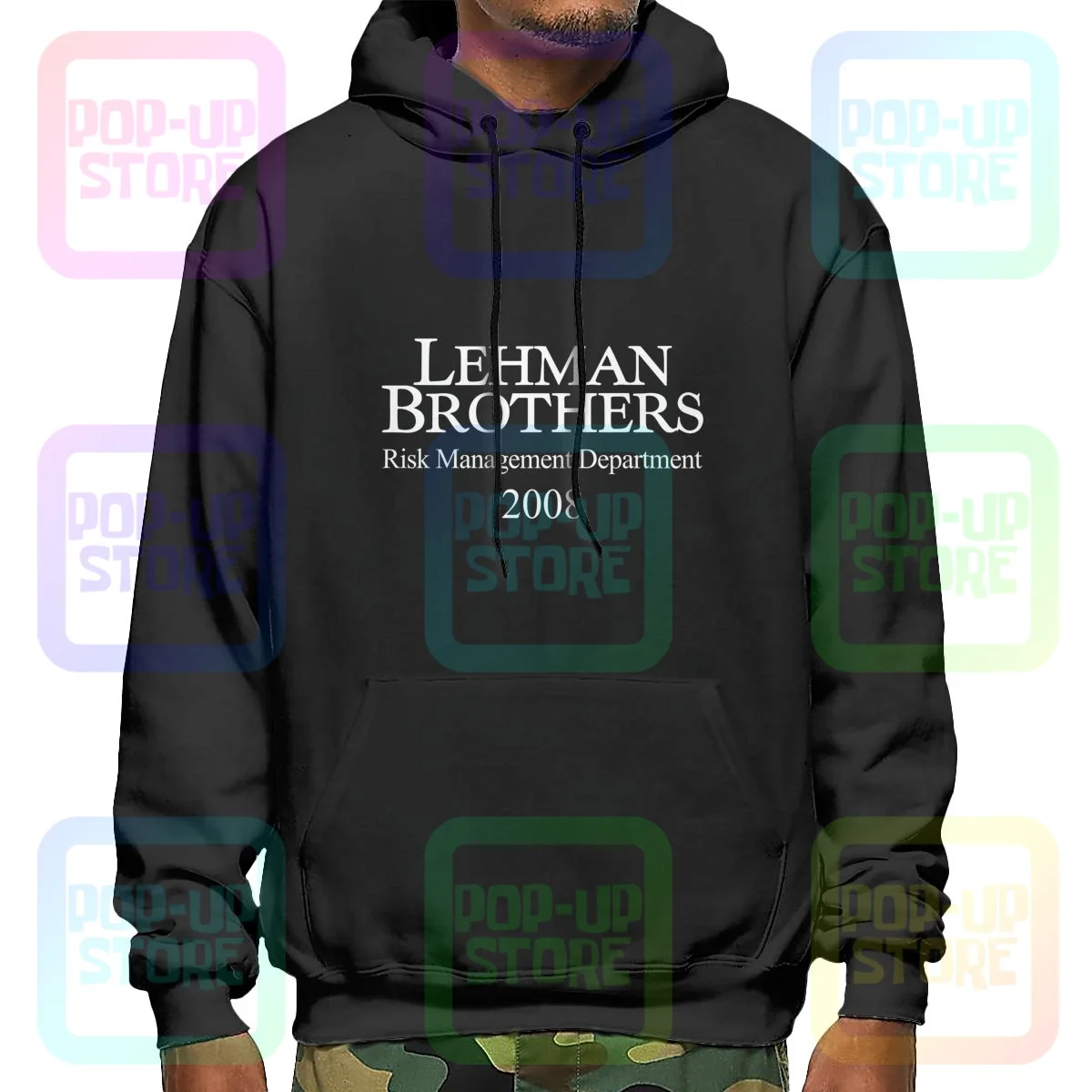 Lehman Brothers Risk Management Department 2008 Hoodie Sweatshirts Hoodies Vtg Unisex Premium Hot Selling