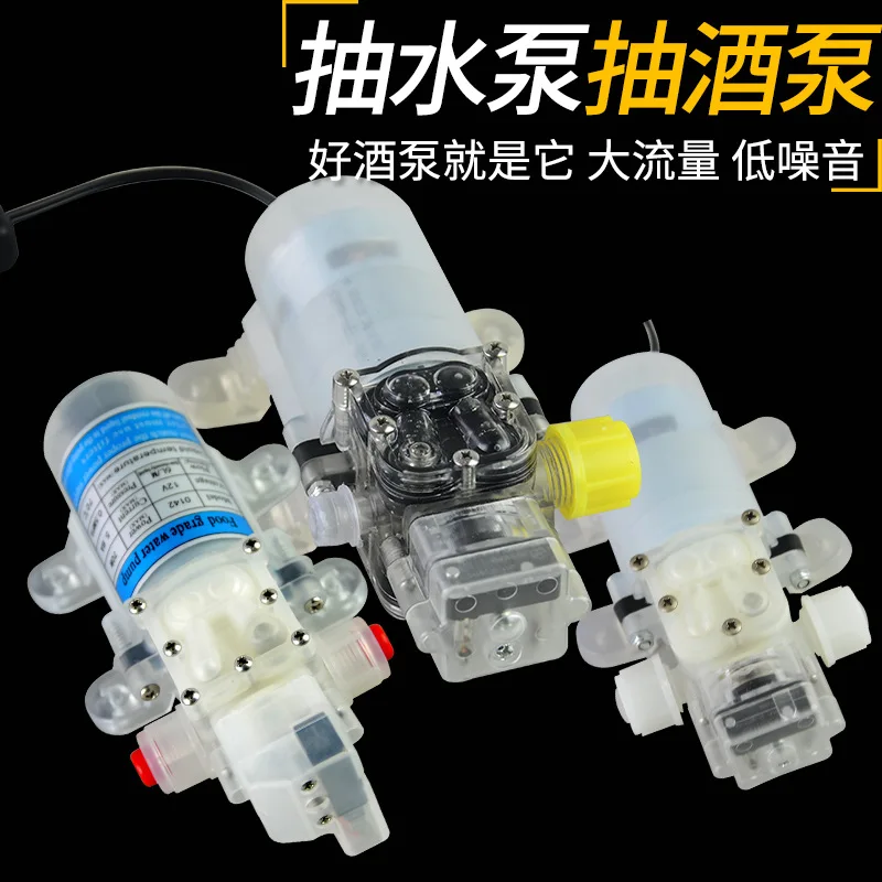 Electric Wine Pump 220V Household Self Priming Siphon Transfer Pump with Filter for Wine Baijiu Beer Home Bar