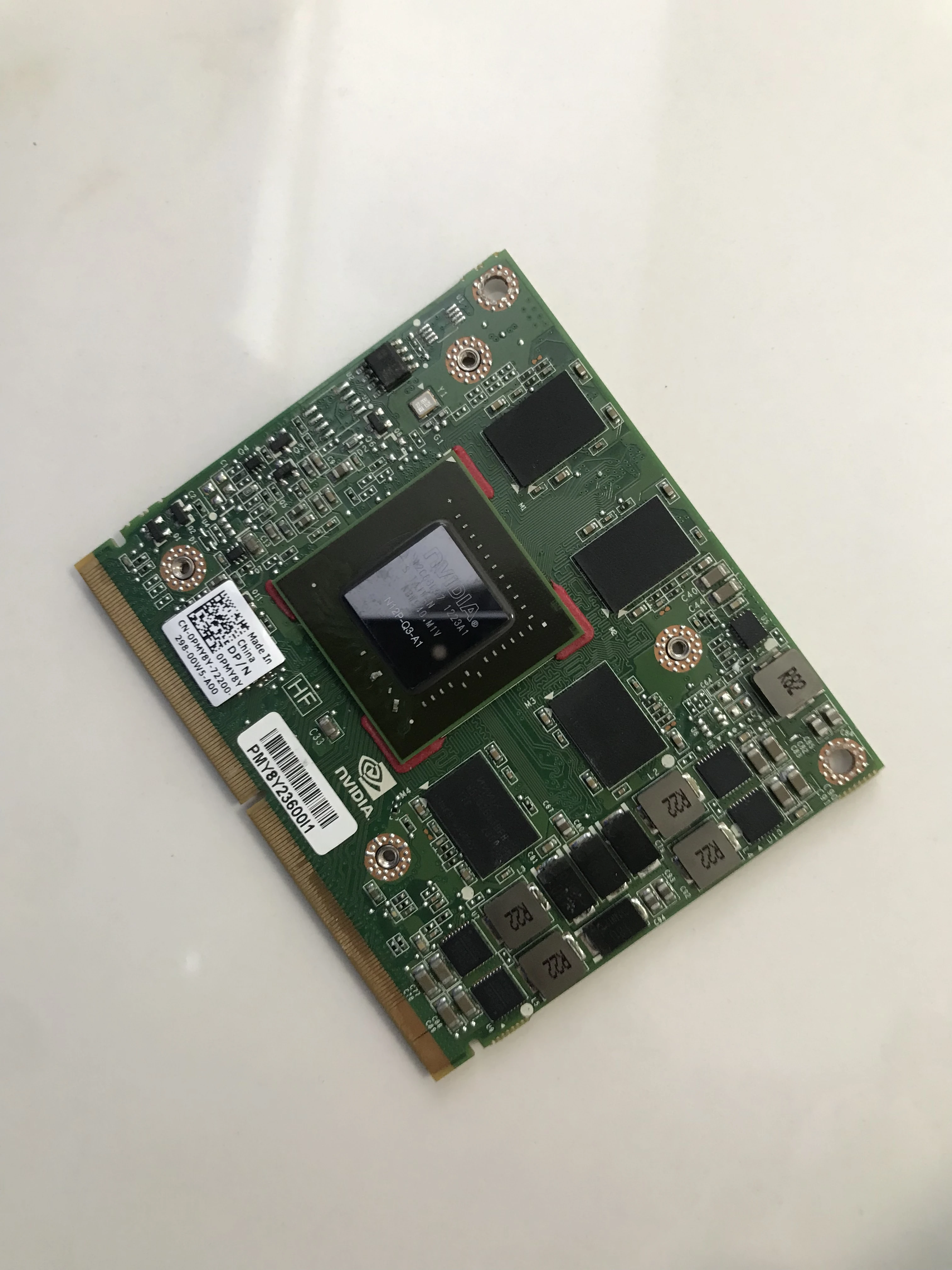 

Видеокарта Quadro 2000M Q2000M 2G VGA N12P-Q3-A1 для ноутбуков HP 8540W 8540P 8560W DELL M4600 M4700